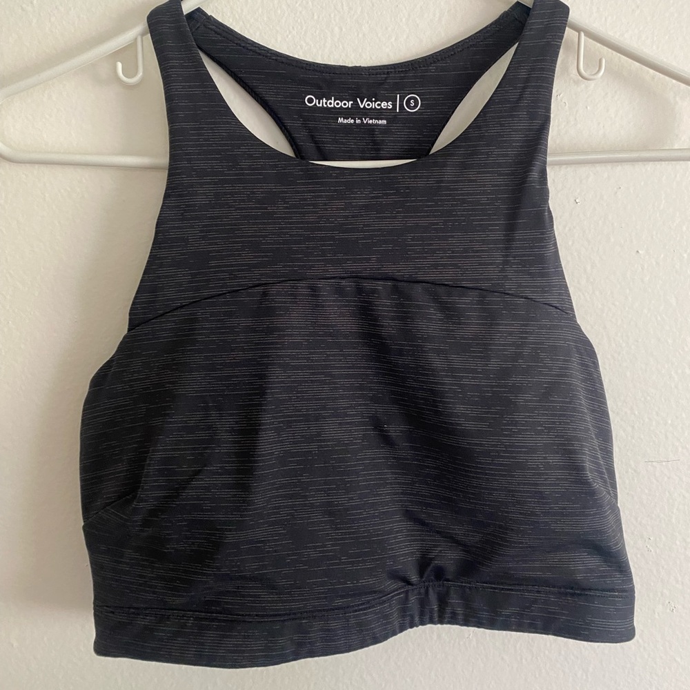 Outdoor Voices Black Sports Bra Size S